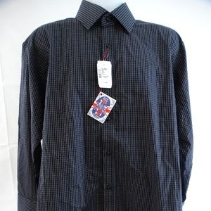 ENGLISH LAUNDRY Black Check Men's casual Shirt NWT